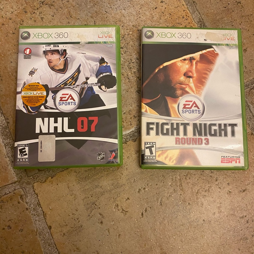 NHL 07 & Fight Night bundle